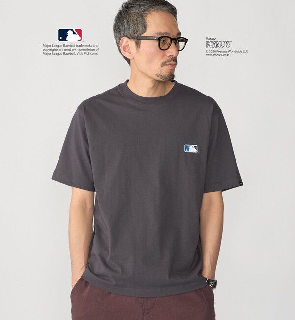 SHIPS「SHIPS: PEANUTS&times;MLB プリント Tシャツ 26SS」|Tシャツ・カットソー|