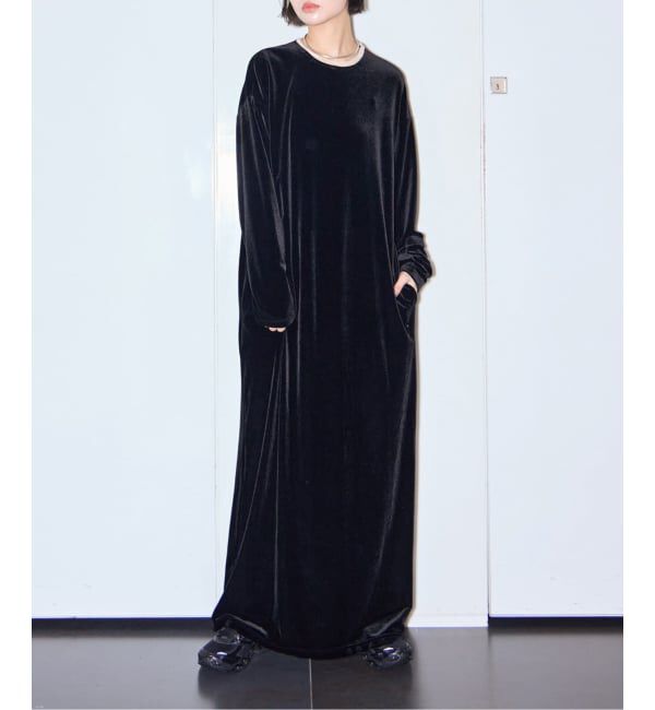  「《追加予約4》VELVET U/N DRESS：ワンピース」|ワンピース|ベージュ