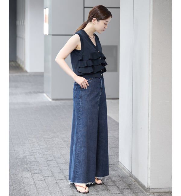 IENA「YANUK/ヤヌーク 別注 Flare Long Skirt スカート」|スカート|