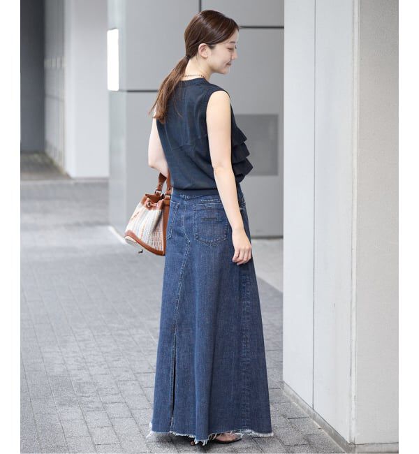 IENA「YANUK/ヤヌーク 別注 Flare Long Skirt スカート」|スカート|