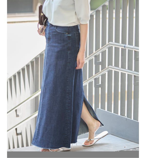 IENA「YANUK/ヤヌーク 別注 Flare Long Skirt スカート」|スカート|