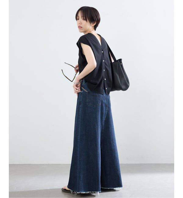 IENA「YANUK/ヤヌーク 別注 Flare Long Skirt スカート」|スカート|
