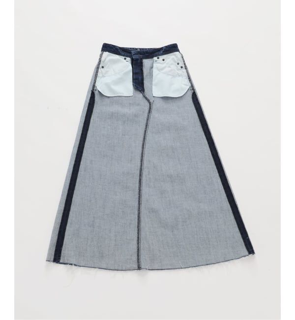 IENA「YANUK/ヤヌーク 別注 Flare Long Skirt スカート」|スカート|