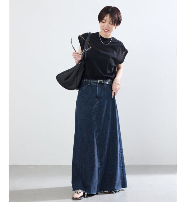 IENA「YANUK/ヤヌーク 別注 Flare Long Skirt スカート」|スカート|