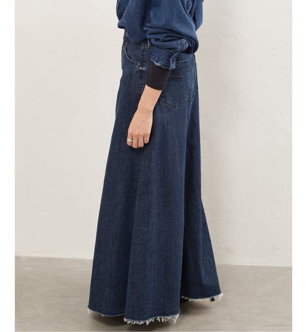 IENA「YANUK/ヤヌーク 別注 Flare Long Skirt スカート」|スカート|