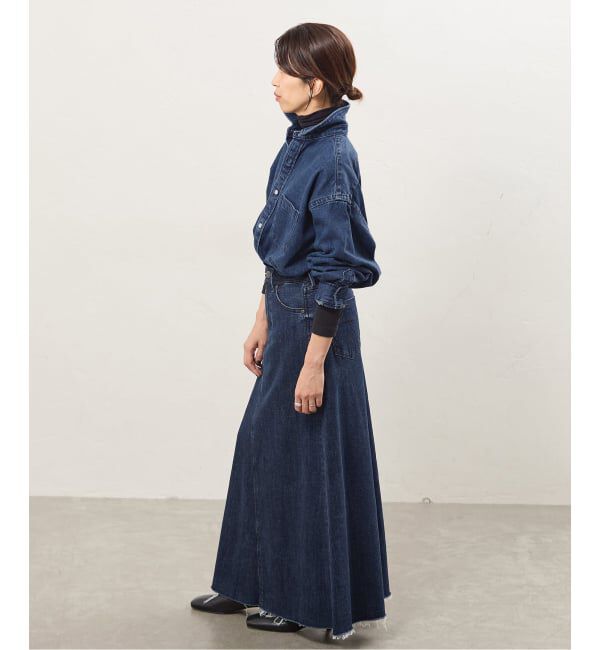 IENA「YANUK/ヤヌーク 別注 Flare Long Skirt スカート」|スカート|
