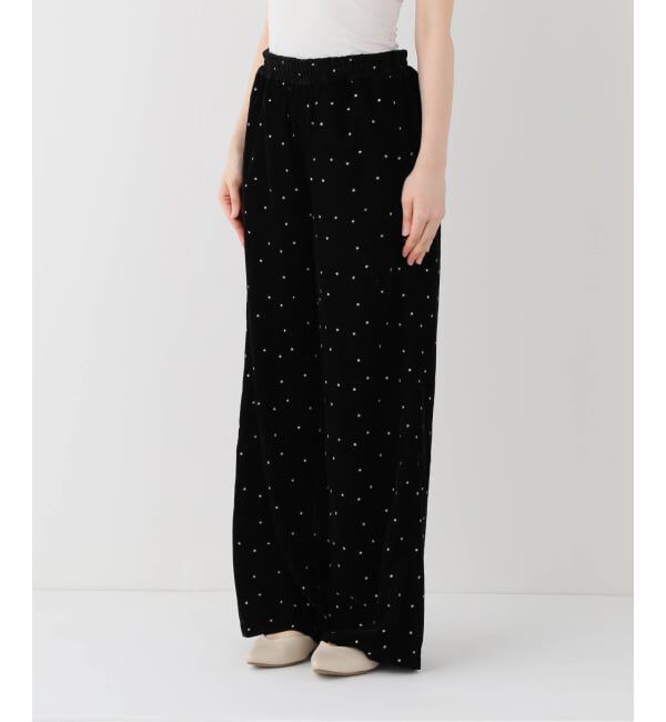 IENA「COUTURE D'ADAM/クチュールドアダム Stardust Glitter パンツ 26AW-220」|その他|
