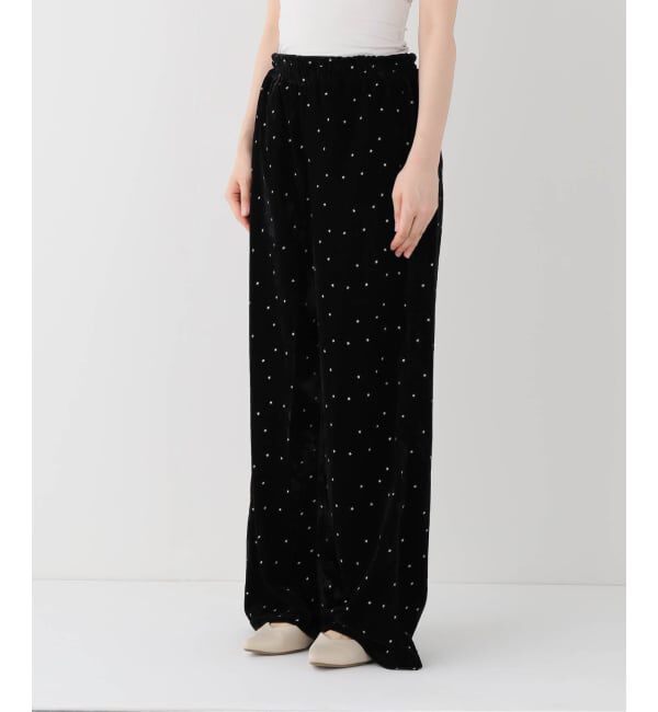 IENA「COUTURE D'ADAM/クチュールドアダム Stardust Glitter パンツ 26AW-220」|その他|