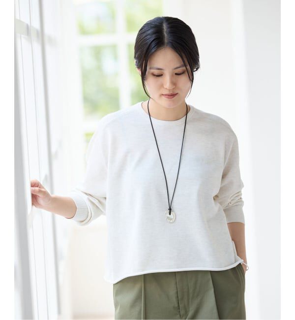 IENA「《追加7》LEVITAコットンプルオーバー」|ニット・セーター|
