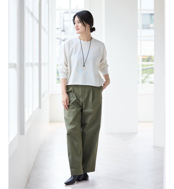 IENA「《追加7》LEVITAコットンプルオーバー」|ニット・セーター|