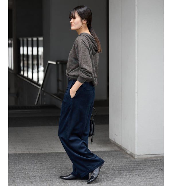 IENA「《予約》モヘヤコンシアーフーディー」|ニット・セーター|