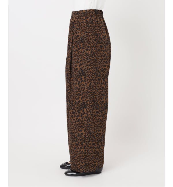 IENA「《予約》レオパードタックパンツ」|その他|