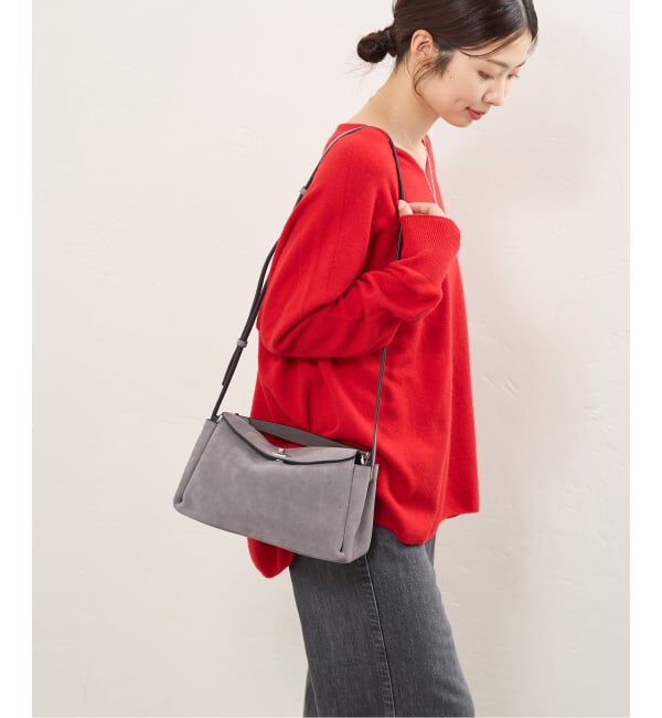 IENA「《WEB一部店舗限定/予約》FEEL AND TASTE MIRA SUEDE バッグ F222B65」|ショルダー・メッセンジャー|