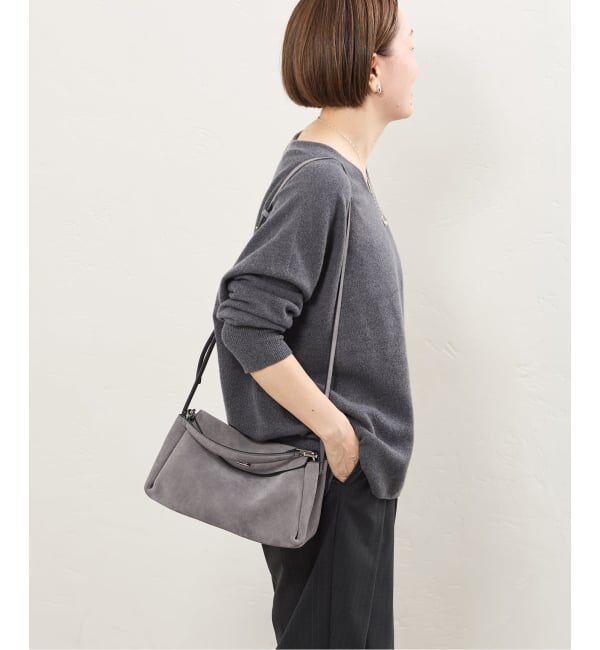 IENA「《WEB一部店舗限定/予約》FEEL AND TASTE MIRA SUEDE バッグ F222B65」|ショルダー・メッセンジャー|