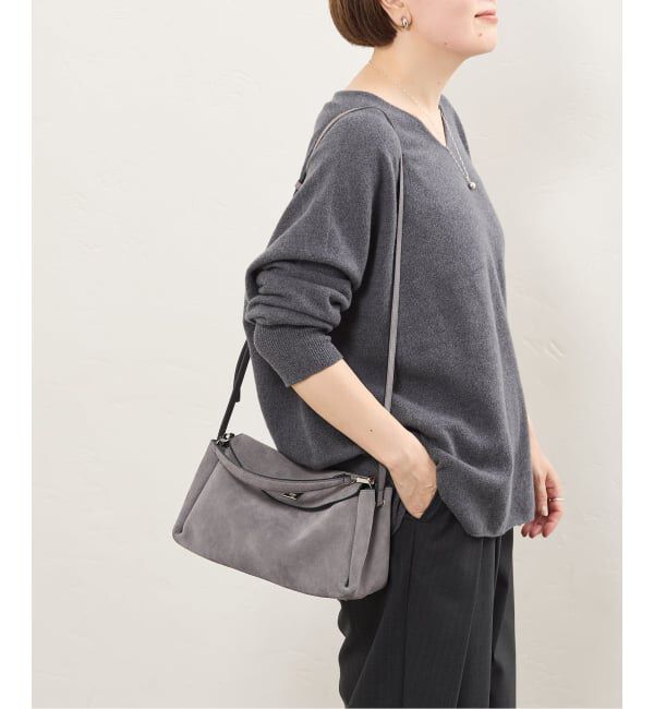 IENA「《WEB一部店舗限定/予約》FEEL AND TASTE MIRA SUEDE バッグ F222B65」|ショルダー・メッセンジャー|