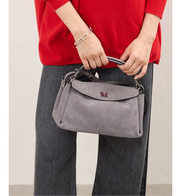 IENA「《WEB一部店舗限定/予約》FEEL AND TASTE MIRA SUEDE バッグ F222B65」|ショルダー・メッセンジャー|
