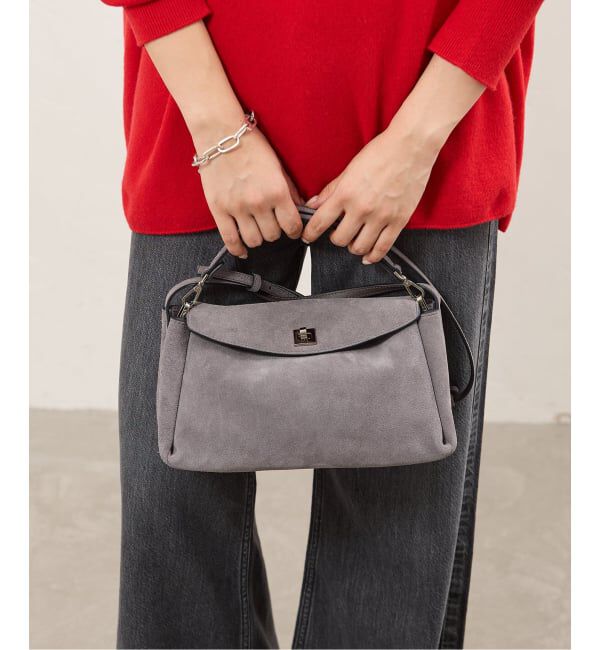 IENA「《WEB一部店舗限定/予約》FEEL AND TASTE MIRA SUEDE バッグ F222B65」|ショルダー・メッセンジャー|