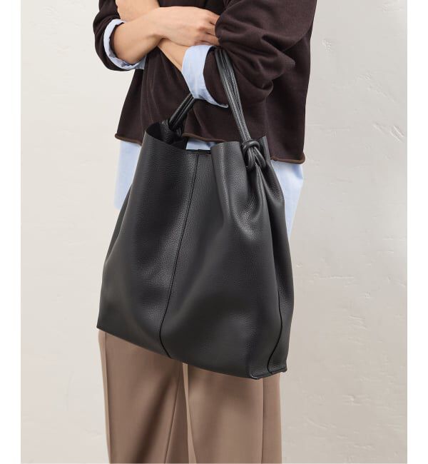 IENA「《WEB一部店舗限定/予約》FEEL AND TASTE Pile knot バッグ F222B541」|ショルダー・メッセンジャー|
