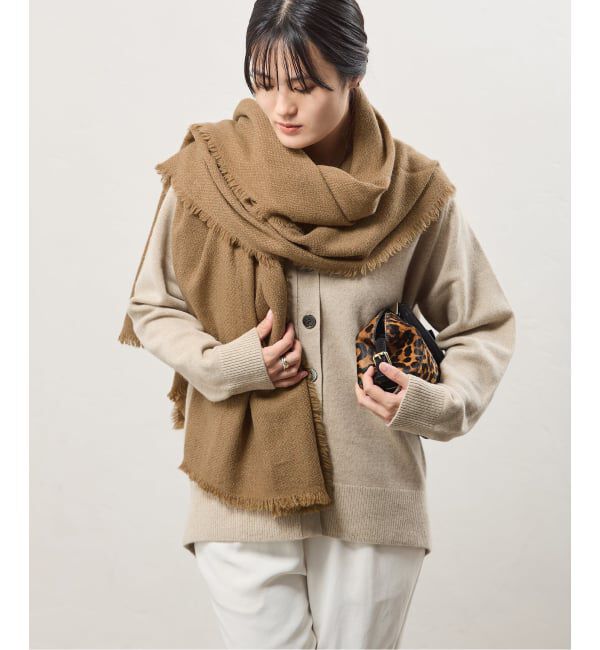 IENA「《予約》NIMNIMDUAI/ニムニムデュアイ THICK PASHMINA WOOL STOLE ストール」|ストール|
