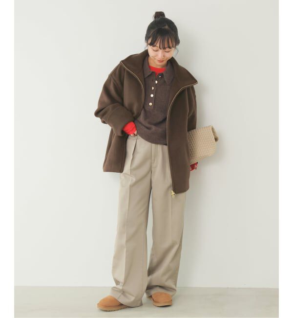 SLOBE IENA「《予約》スタンドコクーンショートコート」|その他|