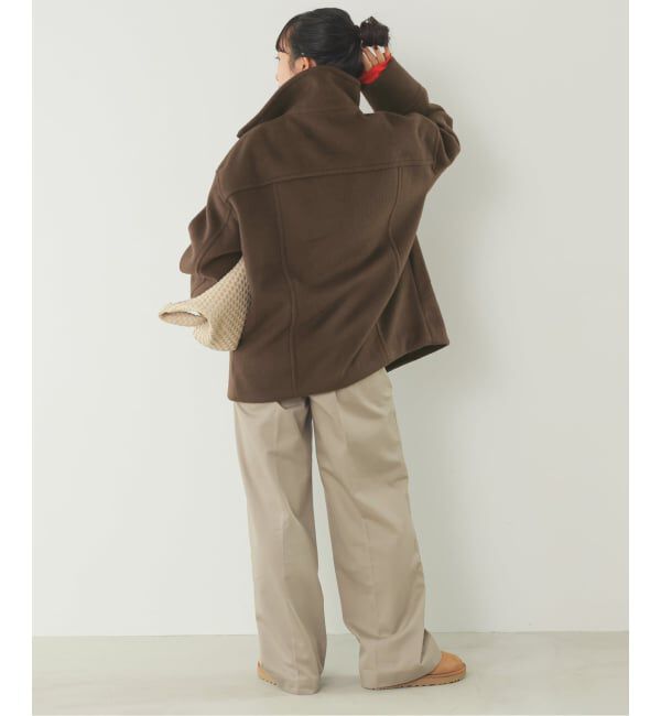 SLOBE IENA「《予約》スタンドコクーンショートコート」|その他|