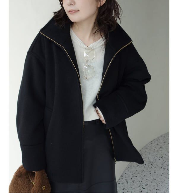 SLOBE IENA「《予約》スタンドコクーンショートコート」|その他|