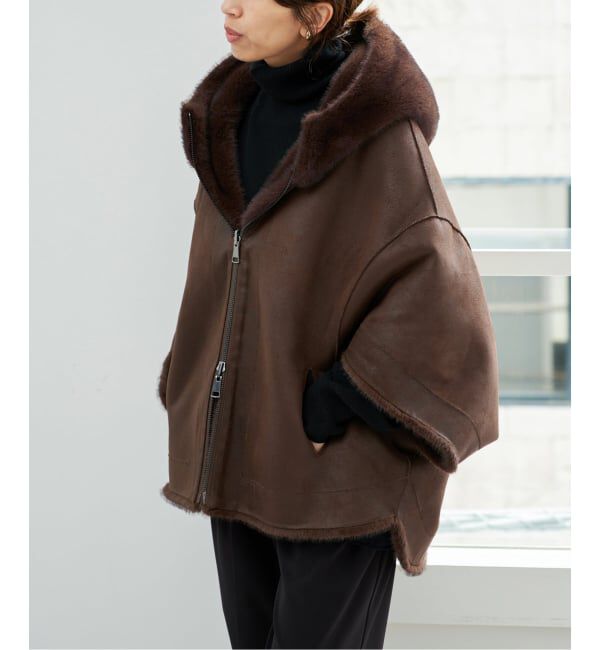 IENA「《追加予約》LOU ANDREA/ルーアンドレア ECO FUR BZ ブルゾン 918MK」|その他|
