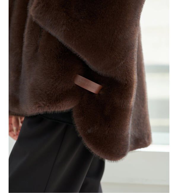 IENA「《追加予約》LOU ANDREA/ルーアンドレア ECO FUR BZ ブルゾン 918MK」|その他|