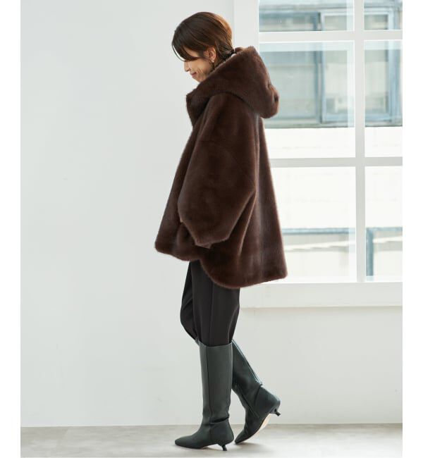 IENA「《追加予約》LOU ANDREA/ルーアンドレア ECO FUR BZ ブルゾン 918MK」|その他|