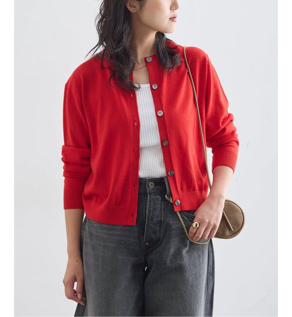 journal standard L'essage「《手洗い可》CASHWOOLエクストラファインメリノ カーディガン」|カーディガン|