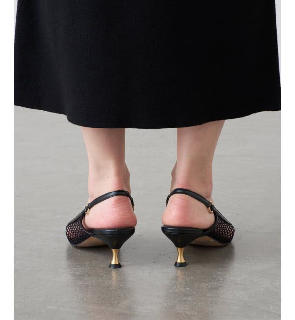 GRISE「《追加2/WEB+一部店舗限定》GRISE5cmポインテッドメッシュスリングバック」|パンプス|