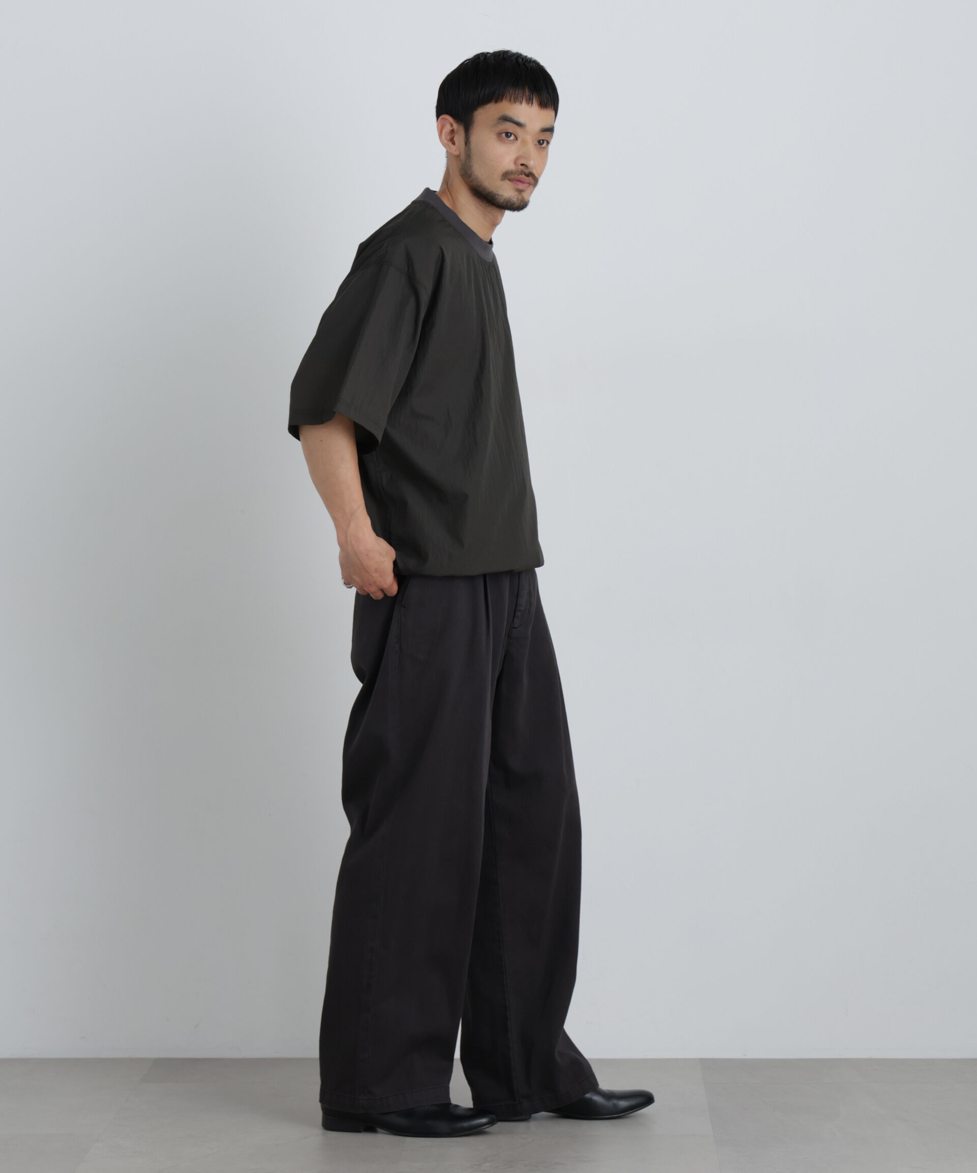NANO universe「HRAFTeX(R)プルーオーバー 半袖」|Tシャツ・カットソー|