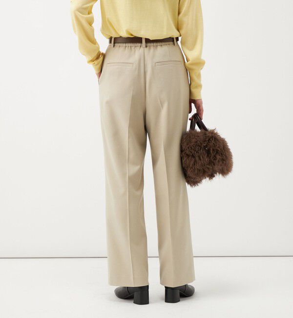 NOLLEY'S「《防シワ》ウォッシャブルウールライクセミワイドパンツ」|その他|