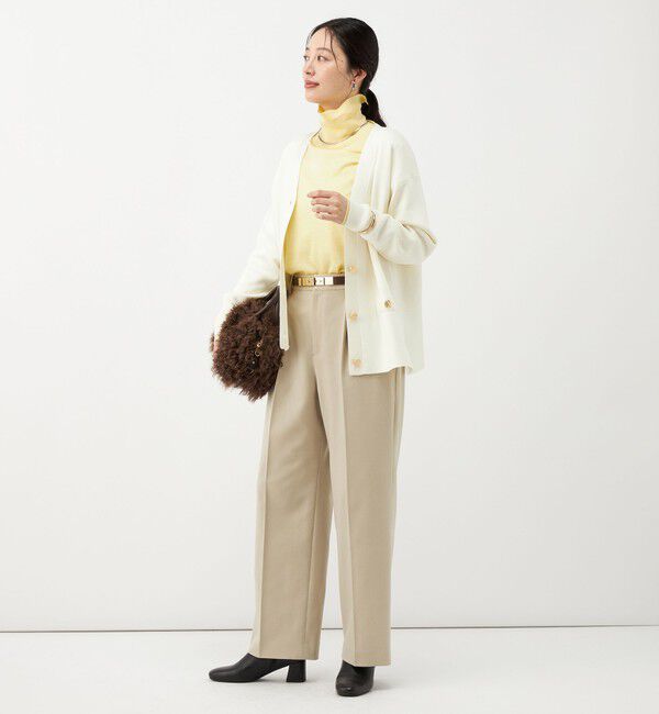 NOLLEY'S「《防シワ》ウォッシャブルウールライクセミワイドパンツ」|その他|