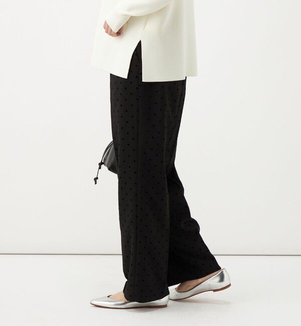 NOLLEY'S「《防シワ》ウォッシャブルウールライクセミワイドパンツ」|その他|