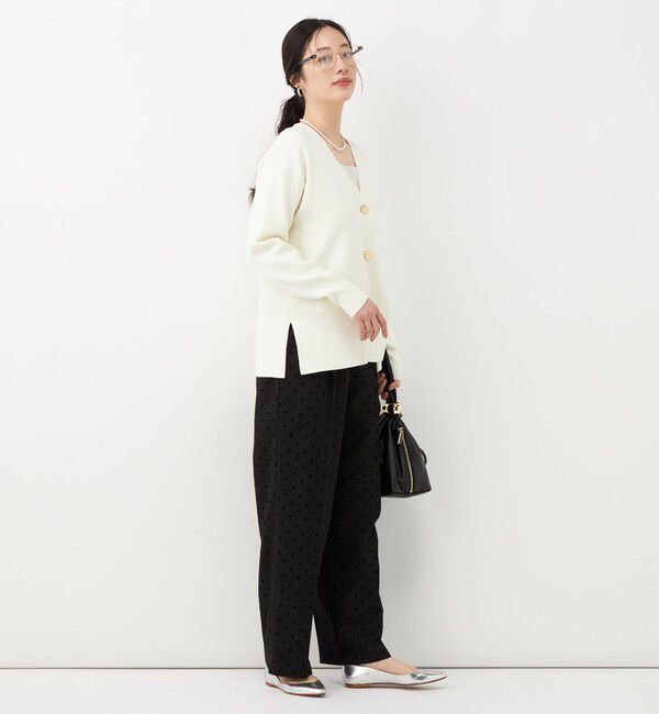 NOLLEY'S「《防シワ》ウォッシャブルウールライクセミワイドパンツ」|その他|