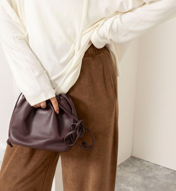 NOLLEY'S「【WEB限定】ウォッシャブルパイルストレートイージーパンツ」|その他|