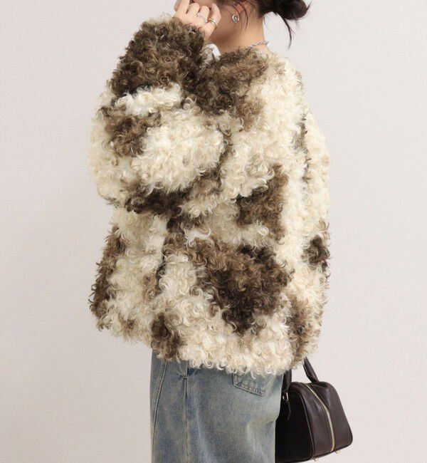 fredy emue「MIX Curlyフェイクファーコート」|その他|