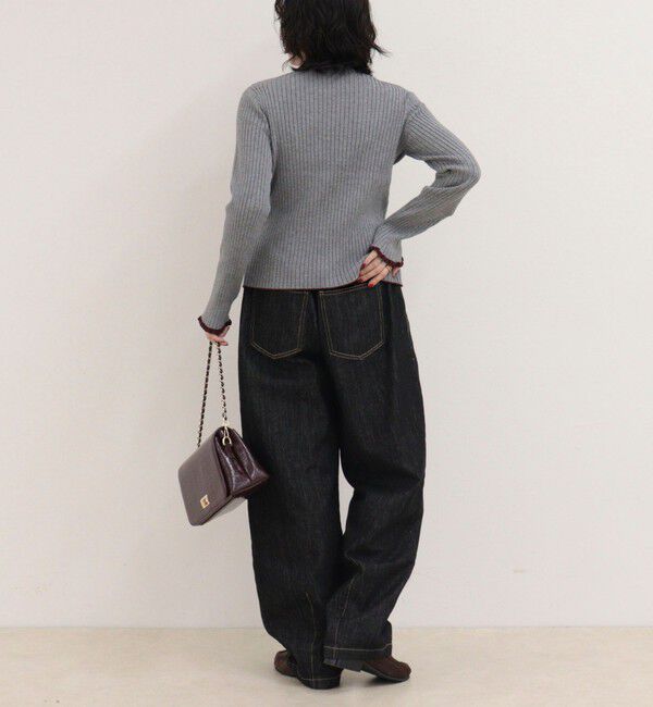 fredy emue「ワイドリブハイネックニットプルオーバー」|ニット・セーター|