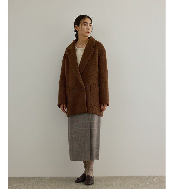 SALON adam et rope'「【CreamyCotton （クリーミーコットン）】クロップドプルオーバー / セットアップ対応」|ニット・セーター|