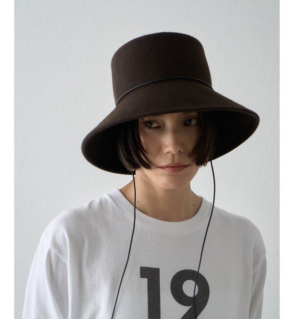 Hoaw.「【Hoaw.】フェルトクロシェハット」|ハット|