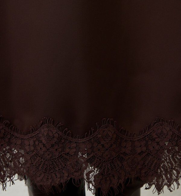  「ミディレーススカート」|スカート|