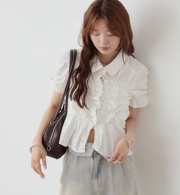  「26AWシャーリングシェイプシャツ」|シャツ・ブラウス|
