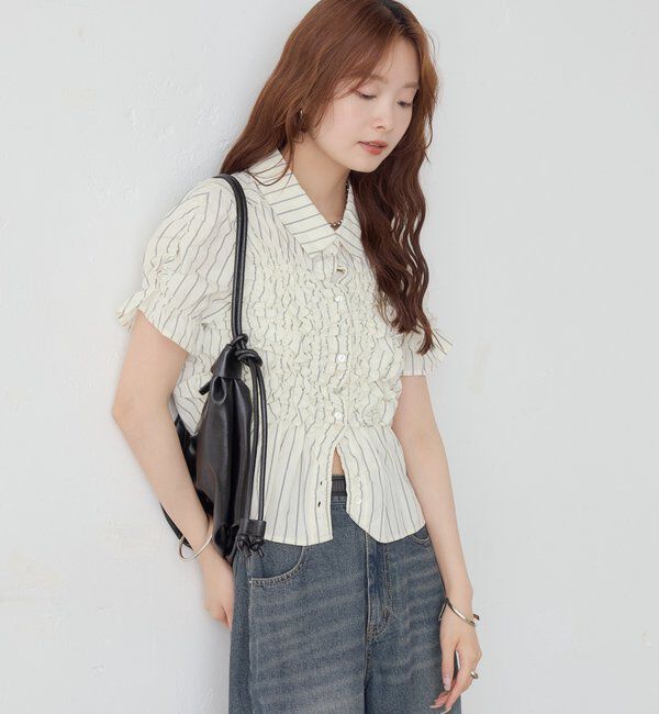  「26AWシャーリングシェイプシャツ」|シャツ・ブラウス|