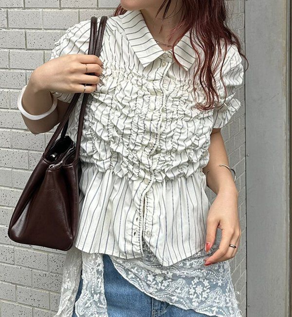  「26AWシャーリングシェイプシャツ」|シャツ・ブラウス|