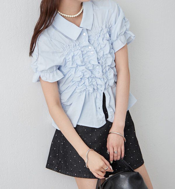  「26AWシャーリングシェイプシャツ」|シャツ・ブラウス|