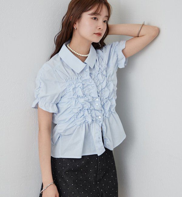  「26AWシャーリングシェイプシャツ」|シャツ・ブラウス|