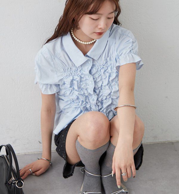  「26AWシャーリングシェイプシャツ」|シャツ・ブラウス|