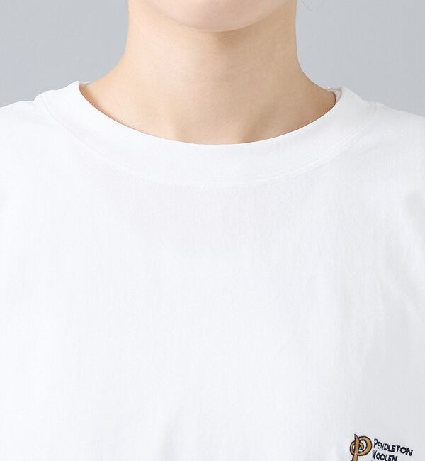 ABAHOUSE「【PENDLETON/ペンドルトン】カルキュロ バックプリント 半袖Tシャツ /」|Tシャツ・カットソー|