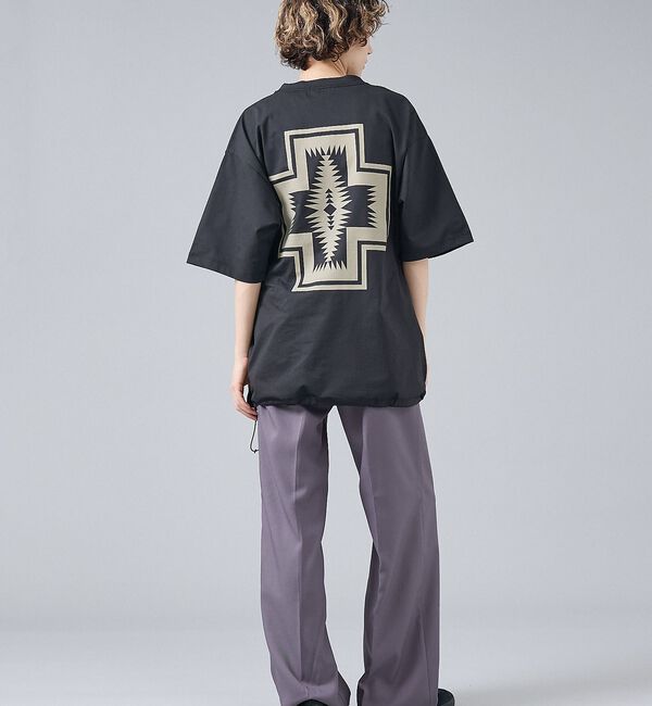 ABAHOUSE「【PENDLETON/ペンドルトン】カルキュロ バックプリント 半袖Tシャツ /」|Tシャツ・カットソー|